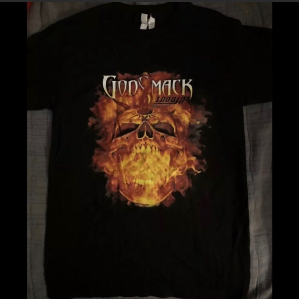 GODSMACK 2015 1000hp Tour TShirt Mens Sz Medium metal rock Band NEW
